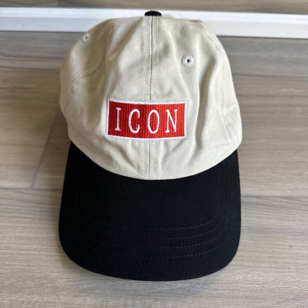 ICON Hat Cap By Alternative Apparel Adjustable Cotton Beige‎ Tan Red Black